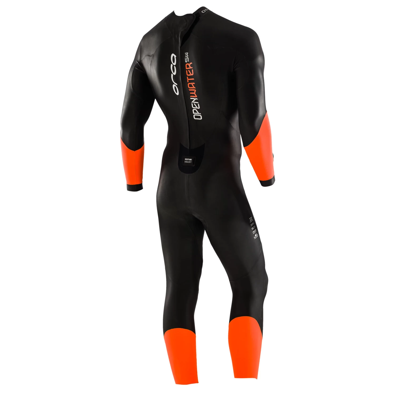Orca Open Water SW Mens Wetsuit - Black/orange 4 Orca Open Water SW Mens Wetsuit - Black/orange - Image 2