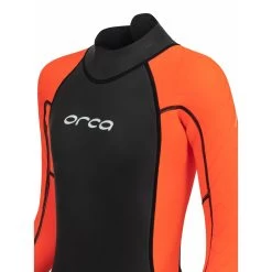 Orca Openwater Vitalis Squad Hi Vis Wetsuit Kids - Black NN97 -Aqua Fit Shop orca openwater vitalis squad hi vis wetsuit kids black nn97 32 1479069