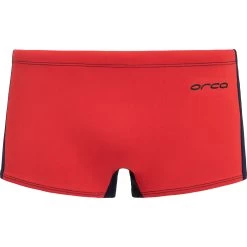Orca RS1 Square Leg Swim Shorts - Coral Red MS28