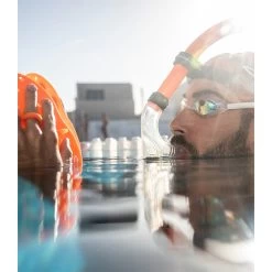 Orca Snorkel - High Vis Orange -Aqua Fit Shop orca snorkel high vis orange 22 1479326 1