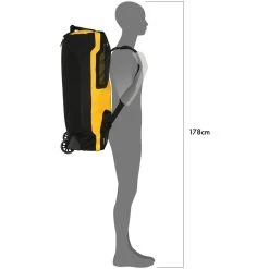 ORTLIEB Duffle RS - 85L Travel Bag With Wheels - Black -Aqua Fit Shop ortlieb duffle rs 85 22 1294569