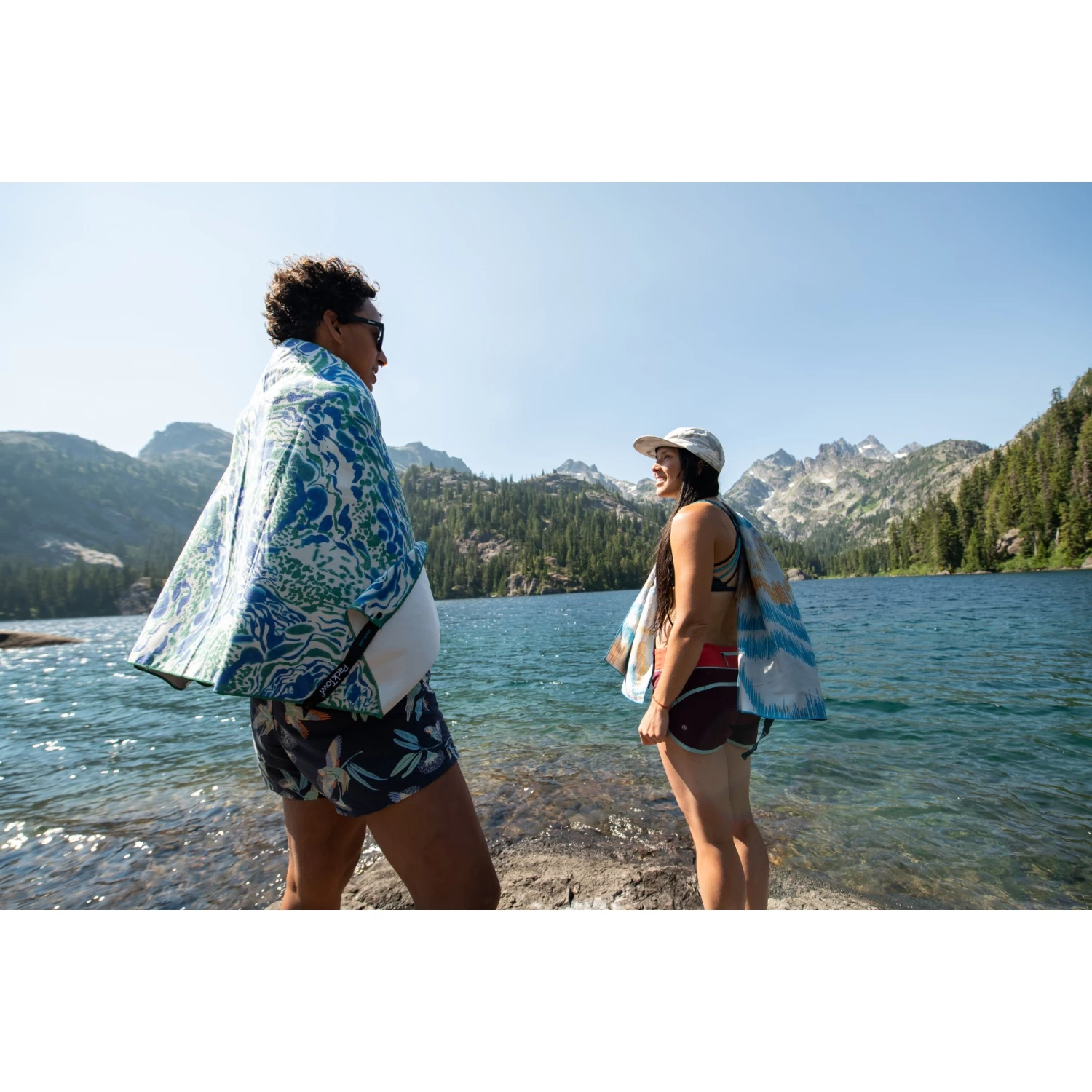 PackTowl Personal Body Towel - Whirl Print 8 PackTowl Personal Body Towel - Whirl Print - Image 6