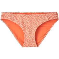 Patagonia Women's Sunamee Bikini Bottoms - Bell Flower: Tigerlily Orange