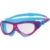 Zoggs Phantom Junior Mask - Purple/Light Blue/Clear