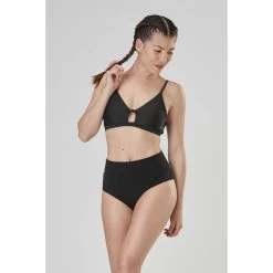 Picture Organic Clothing Picture Kalta Women's Triangle Bikini Top - Black -Aqua Fit Shop picture kalta women s triangle bikini top black 1 1462204