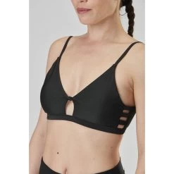 Picture Organic Clothing Picture Kalta Women's Triangle Bikini Top - Black -Aqua Fit Shop picture kalta women s triangle bikini top black 4 1462207