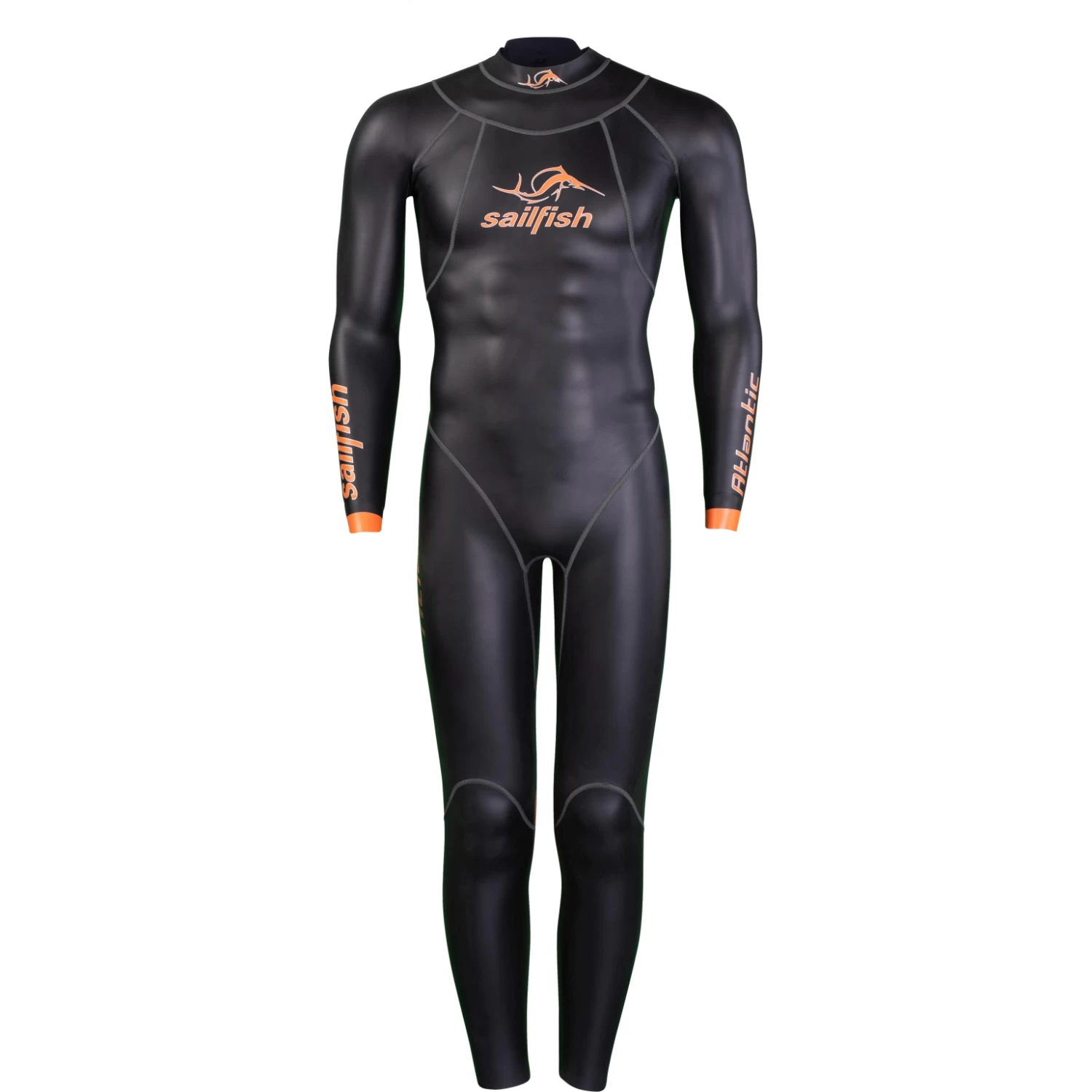 Sailfish Mens Atlantic 2 Wetsuit - Black/orange - 2nd Choice 10 Sailfish Mens Atlantic 2 Wetsuit - Black/orange - 2nd Choice - Image 8