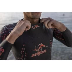 Sailfish Mens Wetsuit Attack 7 - Black -Aqua Fit Shop sailfish wetsuit mens attack 7 black 2 1175850