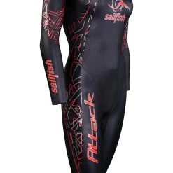 Sailfish Womens Wetsuit Attack 7 - Black -Aqua Fit Shop sailfish wetsuit womens attack 7 black 5 1176234