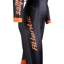 Sailfish Womens Atlantic 2 Wetsuit - Black/orange -Aqua Fit Shop sailfish womens atlantic 2 black orange 5 1176495