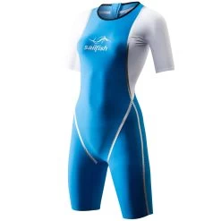 Sailfish Womens Swimskin Rebel Pro Sleeve 1 - Blue/white