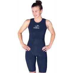 Sailfish Womens Swimskin Rebel Train 2 - Dark Blue -Aqua Fit Shop sailfish womens swimskin rebel train 2 dark blue 2 1409241