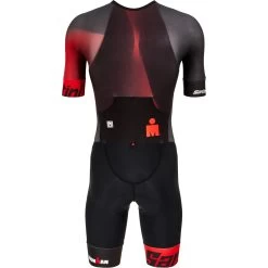 Santini Ikaika S/S Trisuit IRONMAN 2I777IMGIKA - Red RS -Aqua Fit Shop santini ikaika s s trisuit ironman 2i777imgika red rs 1 1480070