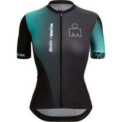 Santini Ikaika Women's Jersey IRONMAN 2I940L75CTONUVIKA - Acqua AC