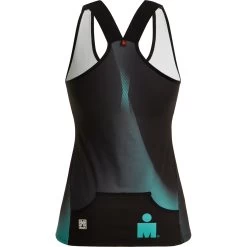 Santini Ikaika Women's Tri Top IRONMAN 2I6500IKA - Acqua AC -Aqua Fit Shop santini ikaika womens tri top ironman 2i6500ika acqua ac 2 1480577