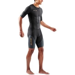 SKINS TRI Elite Short Sleeve Tri Suit - Black/Carbon 13 SKINS TRI Elite Short Sleeve Tri Suit - Black/Carbon -Aqua Fit Shop skins tri elite short sleeve tri suit black carbon 3 1392135