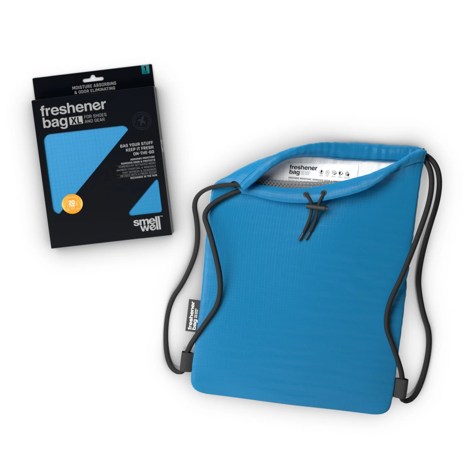 SmellWell Freshener Bag XL - 20L - Blue 4 SmellWell Freshener Bag XL - 20L - Blue - Image 2