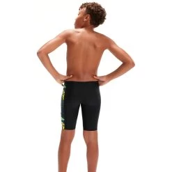 Speedo Allover Panel Jammer Boys - Black/blue Flame/bright Yellow/fluo Green -Aqua Fit Shop speedo allover panel jammer boys black blue flame bright yellow fluo green 10 1426089