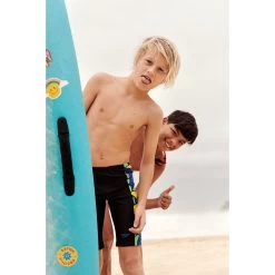 Speedo Allover Panel Jammer Boys - Black/blue Flame/bright Yellow/fluo Green -Aqua Fit Shop speedo allover panel jammer boys black blue flame bright yellow fluo green 3 1426082