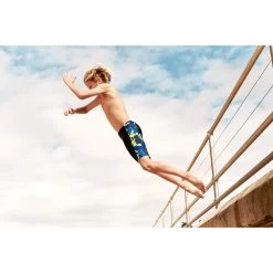 Speedo Allover Panel Jammer Boys - Black/blue Flame/bright Yellow/fluo Green -Aqua Fit Shop speedo allover panel jammer boys black blue flame bright yellow fluo green 5 1426084