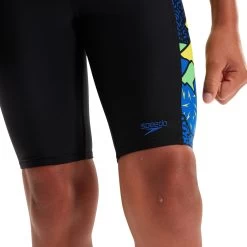 Speedo Allover Panel Jammer Boys - Black/blue Flame/bright Yellow/fluo Green -Aqua Fit Shop speedo allover panel jammer boys black blue flame bright yellow fluo green 6 1426085