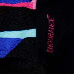 Speedo Digital Placement Splashback Girls Bathing Suit - Black/electric Pink/pool/blue Flame -Aqua Fit Shop speedo digital placement splashback kids bathing suit black electric pink pool blue flame 1 1302017