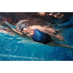 Speedo Digital Printed Medalist Bathing Suit - True Navy/True Cobalt/Electric Pink/Hypersonic Blue -Aqua Fit Shop speedo digital printed medalist bathing suit true navy true cobalt electric pink hypersonic blue 2 1516592