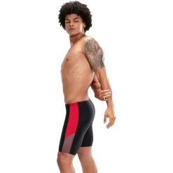 Speedo Dive Jammer - Black/fed Red/dove Grey 17 Speedo Dive Jammer - Black/fed Red/dove Grey -Aqua Fit Shop speedo dive jammer black fed red dove grey 5 1427355