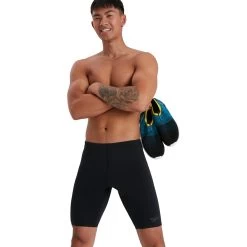 Speedo ECO Endurance + Jammer - Black -Aqua Fit Shop speedo eco endurance plus jammer black 4 1428220