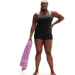 Speedo ECO Endurance+ Legsuit Women's - Black -Aqua Fit Shop speedo eco endurance plus legsuit womens black 13 1425490