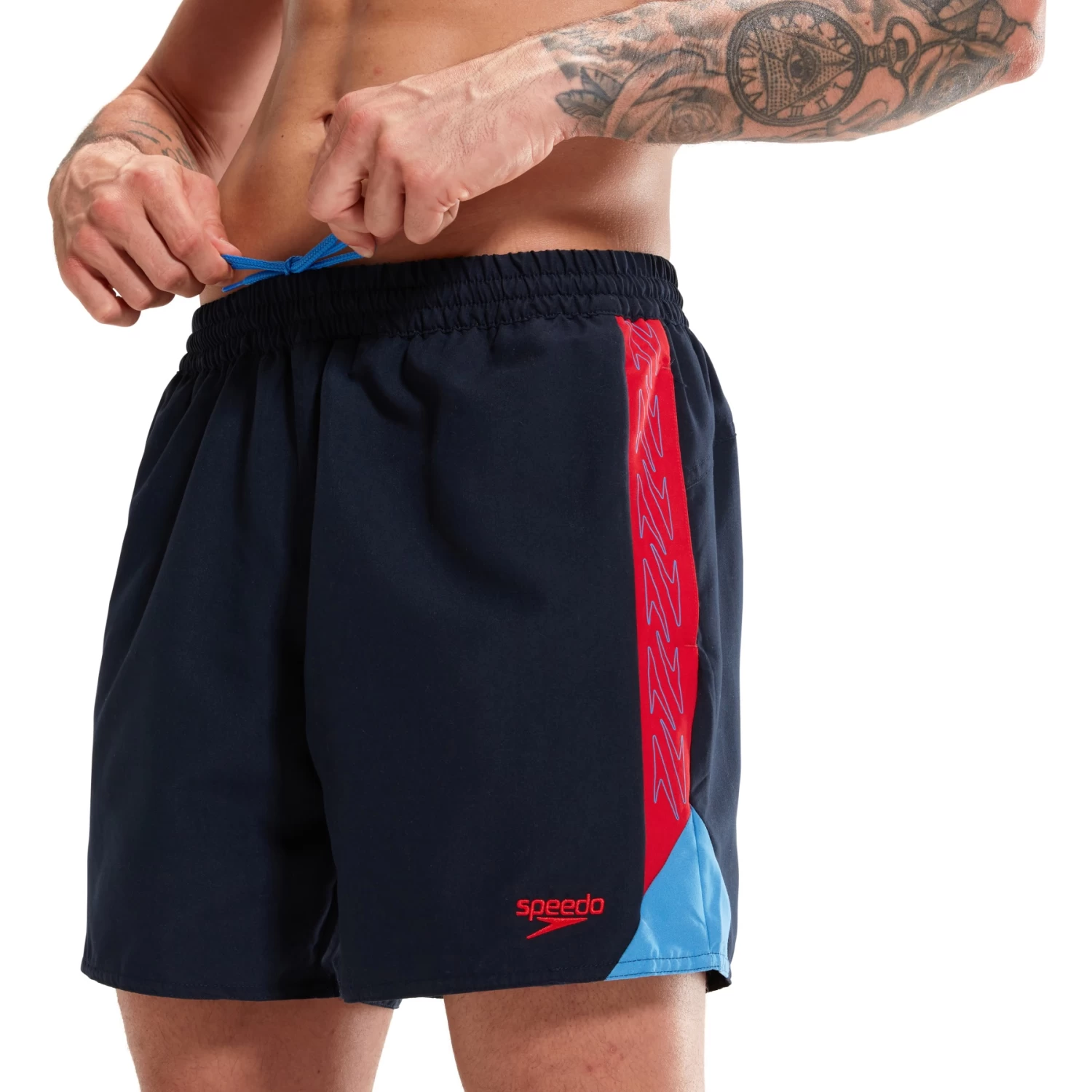 Speedo Hyper Boom Splice 16" Watershort - True Navy/fed Red/beach Blue 10 Speedo Hyper Boom Splice 16" Watershort - True Navy/fed Red/beach Blue - Image 8