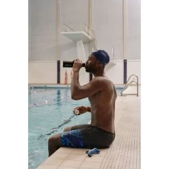 Speedo Hyper Boom V-Cut Jammer - True Navy/Blue Flame/Pool -Aqua Fit Shop speedo hyper boom v cut jammer true navy blue flame pool 2 1516716