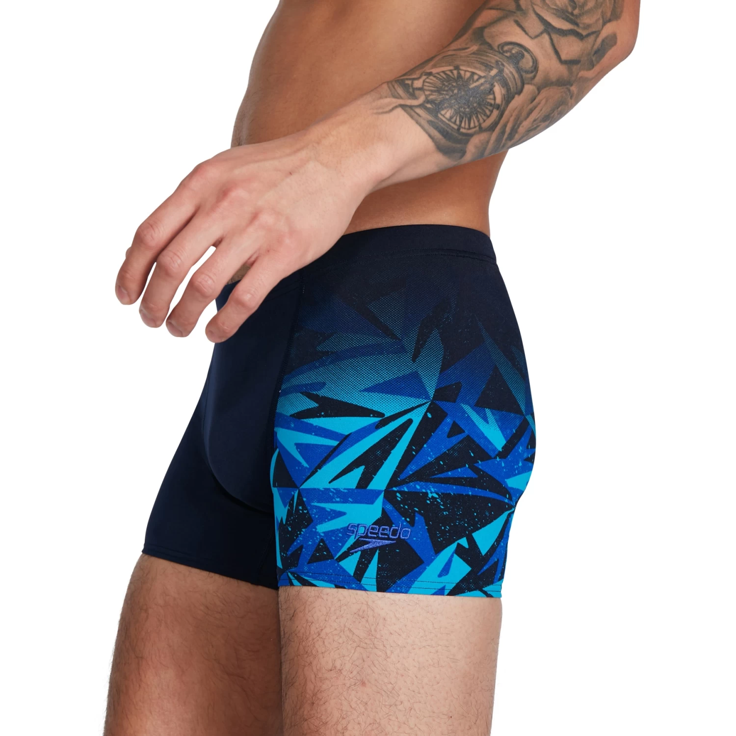 Speedo Mens Hyper Boom V-Cut Aquashort - Navy/Blue 16 Speedo Mens Hyper Boom V-Cut Aquashort - Navy/Blue - Image 14