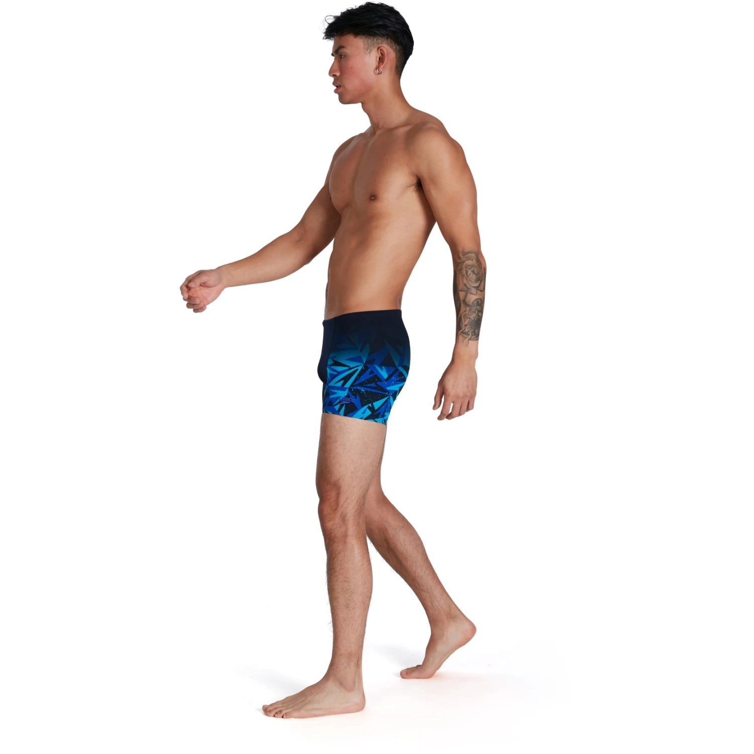 Speedo Mens Hyper Boom V-Cut Aquashort - Navy/Blue 7 Speedo Mens Hyper Boom V-Cut Aquashort - Navy/Blue - Image 5