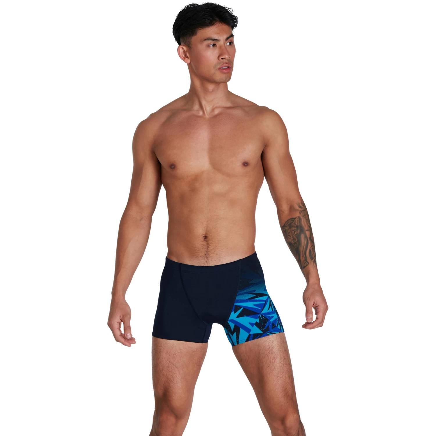 Speedo Mens Hyper Boom V-Cut Aquashort - Navy/Blue 8 Speedo Mens Hyper Boom V-Cut Aquashort - Navy/Blue - Image 6