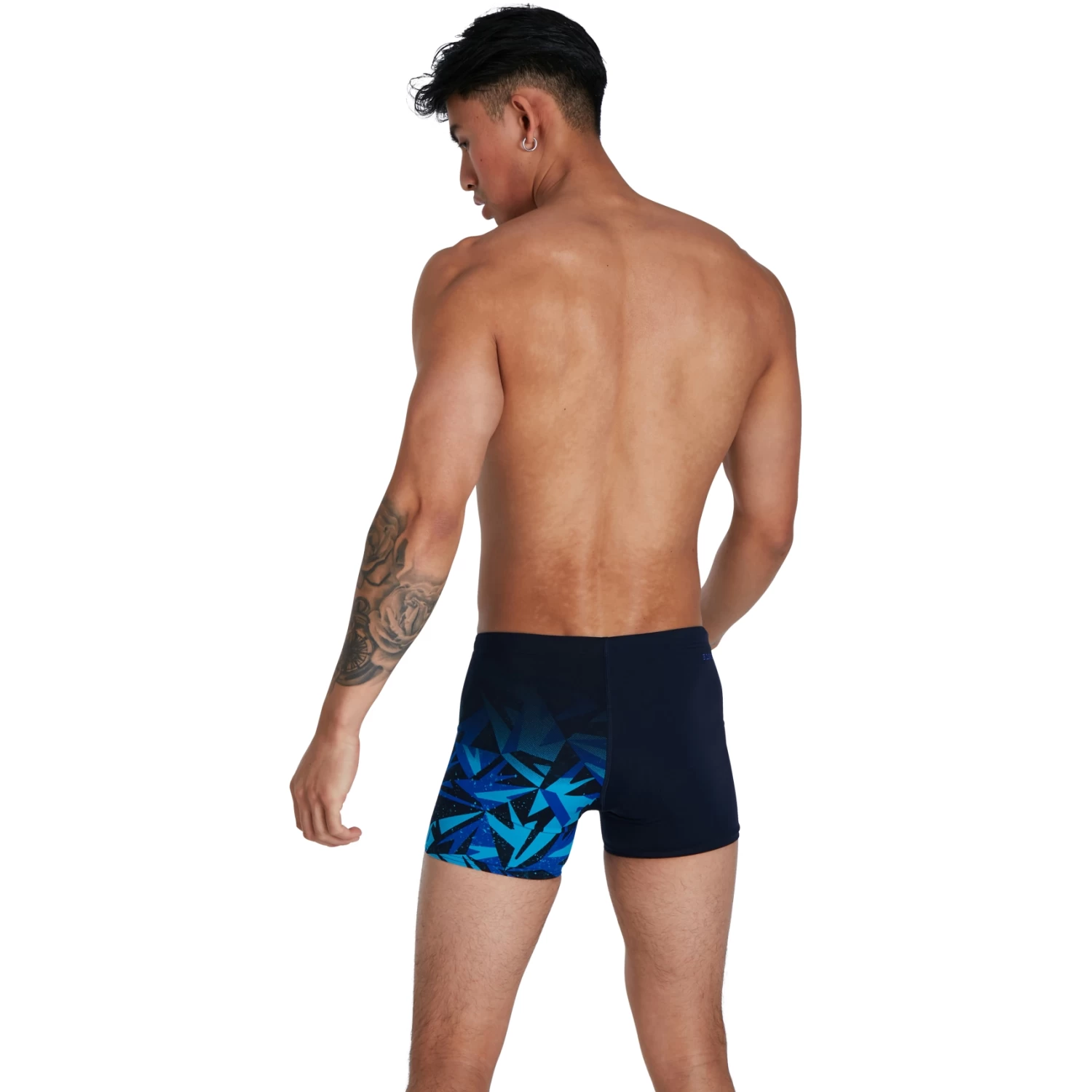 Speedo Mens Hyper Boom V-Cut Aquashort - Navy/Blue 11 Speedo Mens Hyper Boom V-Cut Aquashort - Navy/Blue - Image 9