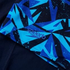 Speedo Hyper Boom V-Cut Jammer - True Navy/Blue Flame/Pool -Aqua Fit Shop speedo hyperboom v cut jammer true navy blue flame pool 12 1302488