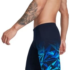 Speedo Hyper Boom V-Cut Jammer - True Navy/Blue Flame/Pool -Aqua Fit Shop speedo hyperboom v cut jammer true navy blue flame pool 4 1302492