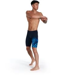 Speedo Hyper Boom V-Cut Jammer - True Navy/Blue Flame/Pool -Aqua Fit Shop speedo hyperboom v cut jammer true navy blue flame pool 7 1302495