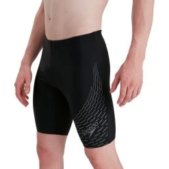 Speedo Medley Logo Jammer - Black/ardesia -Aqua Fit Shop speedo medley logo jammer black ardesia 1 1167306
