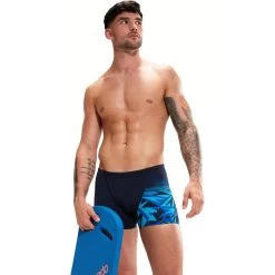 Speedo Mens Hyper Boom V-Cut Aquashort - Navy/Blue 33 Speedo Mens Hyper Boom V-Cut Aquashort - Navy/Blue -Aqua Fit Shop speedo mens hyper boom v cut aquashort true navy blue flame pool 13 1516667