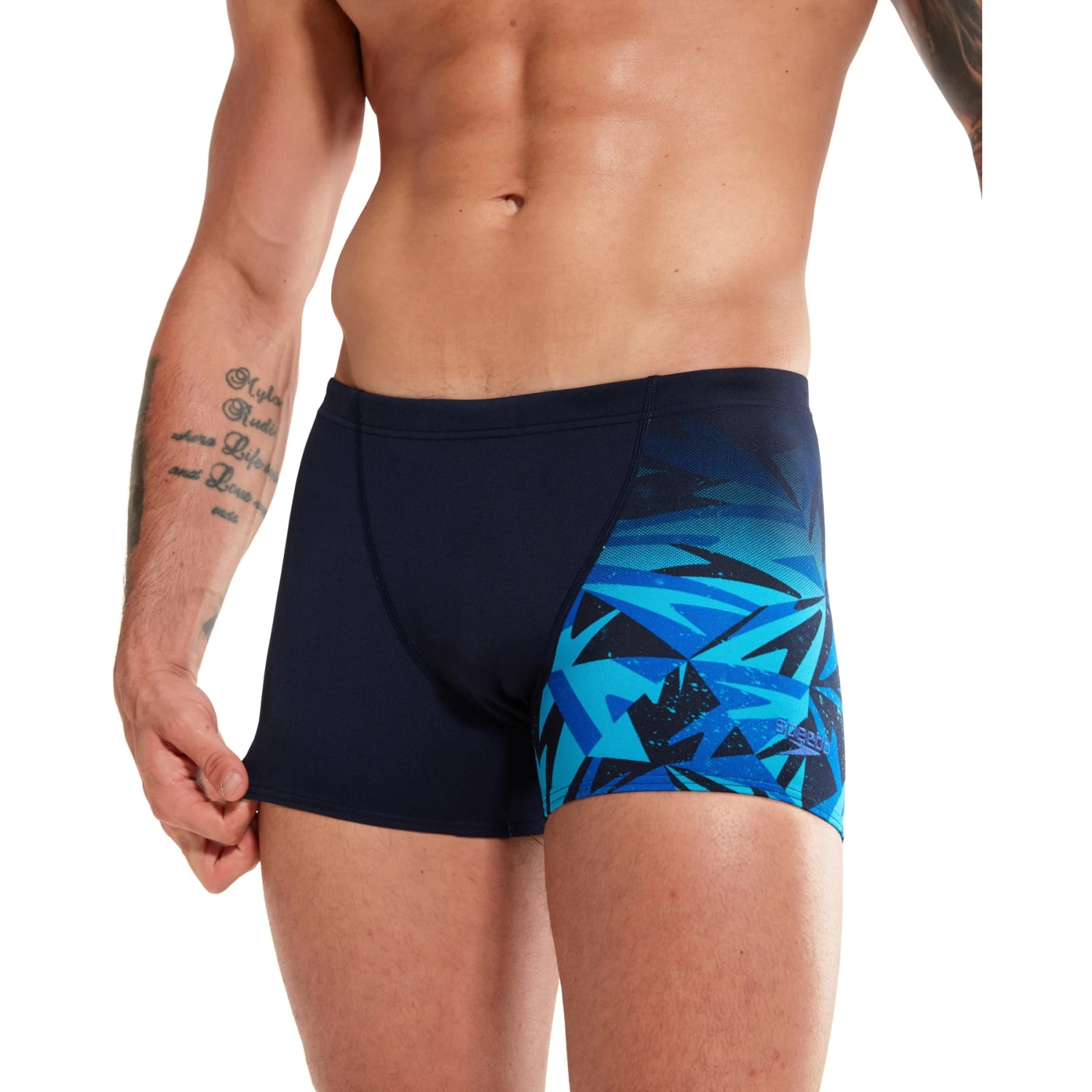 Speedo Mens Hyper Boom V-Cut Aquashort - Navy/Blue 13 Speedo Mens Hyper Boom V-Cut Aquashort - Navy/Blue - Image 11