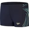 Speedo Plastisol Placement Aquashort Boys - True Navy/bondi Blue/spritz -Aqua Fit Shop speedo plastisol placement aquashort boys true navy bondi blue spritz 8 1426917
