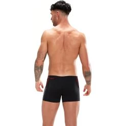 Speedo Tech Panel Aquashort - Black/fed Red/white 17 Speedo Tech Panel Aquashort - Black/fed Red/white -Aqua Fit Shop speedo tech panel aquashort black fed red white 5 1427803