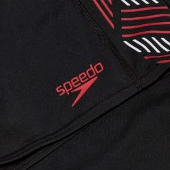 Speedo Tech Panel Aquashort - Black/fed Red/white 13 Speedo Tech Panel Aquashort - Black/fed Red/white -Aqua Fit Shop speedo tech panel aquashort black fed red white 8 1427806