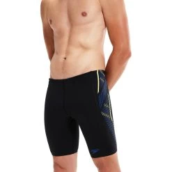 Speedo Tech Panel Jammer - Black/chroma Blue/spritz -Aqua Fit Shop speedo tech panel jammer black chroma blue spritz 2 1427601