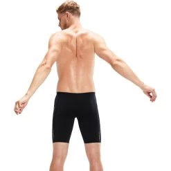 Speedo Tech Panel Jammer - Black/chroma Blue/spritz -Aqua Fit Shop speedo tech panel jammer black chroma blue spritz 6 1427605