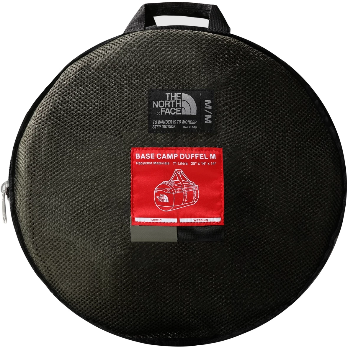 The North Face Base Camp Duffel - Medium - New Taupe Green/TNF Black 6 The North Face Base Camp Duffel - Medium - New Taupe Green/TNF Black - Image 4