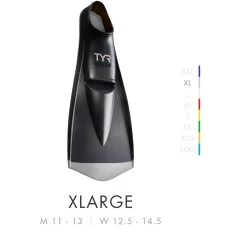 TYR Flex Fins 2.0 - Black -Aqua Fit Shop tyr flex fins 2 1209261