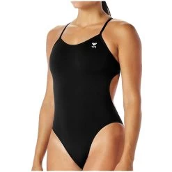 TYR Solid Durafast Elite Cutoutfit Swimsuit - Black